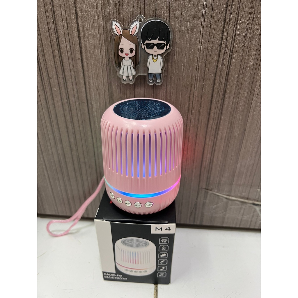 COD ~ Speaker Bluetooth Portabel Fleco M4 / Speaker Mini Portabel Subwoofer Support Bluetooth/USB/Memori/Aux/FM / Speaker Bluetooth Subwoofer