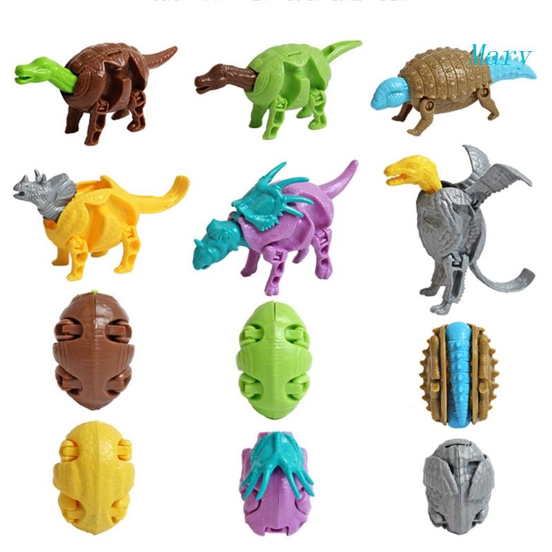 Mary Mainan Telur Dinosaurus Easter Eggs Dekorasi Desktop Foldable Game Party Toy