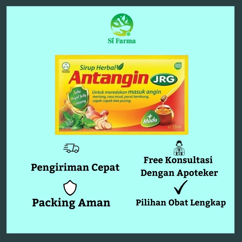 

Antangin Cair JRG/Sirup Herbal Meredakan Masuk Angin Mual Perut Kembung Meriang