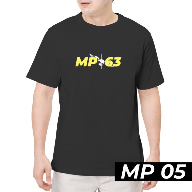 Kaos Distro Kaos Pencak Silat Merpati Putih MP05 Warna Hitam Cotton Combed 20S