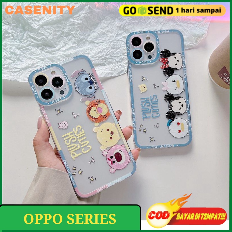 Case Oppo A16 A16S A54 A55 Casing Silicone Tpu SoftCase Motif Lucu Quality Premium
