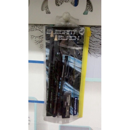 

PROMO Paket alat tulis wopex set pencil pensil rautan penghapus pulpen penggaris STAEDTLER