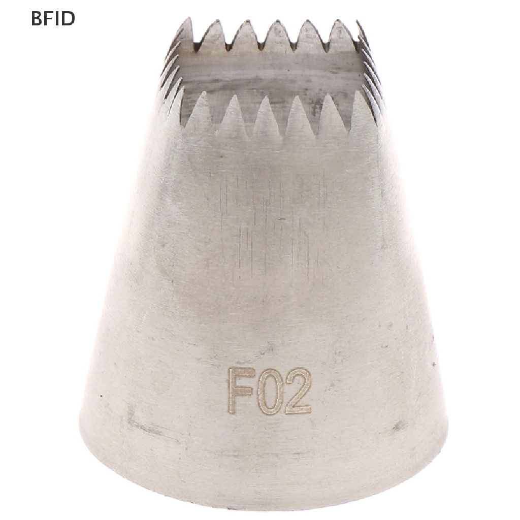 [BFID] 3pcs Square Heart Icing Piping Nozzle Rusian DIY Cream Cake Pastry Tips Alat [ID]
