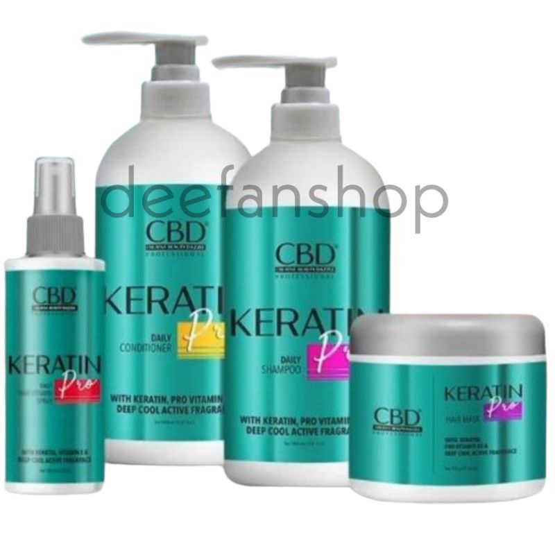 [PAKET] CBD KERATIN PRO Shampo+Conditioner+Masker+Serum