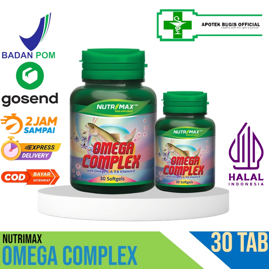 Nutrimax Omega Complex 30 Kapsul