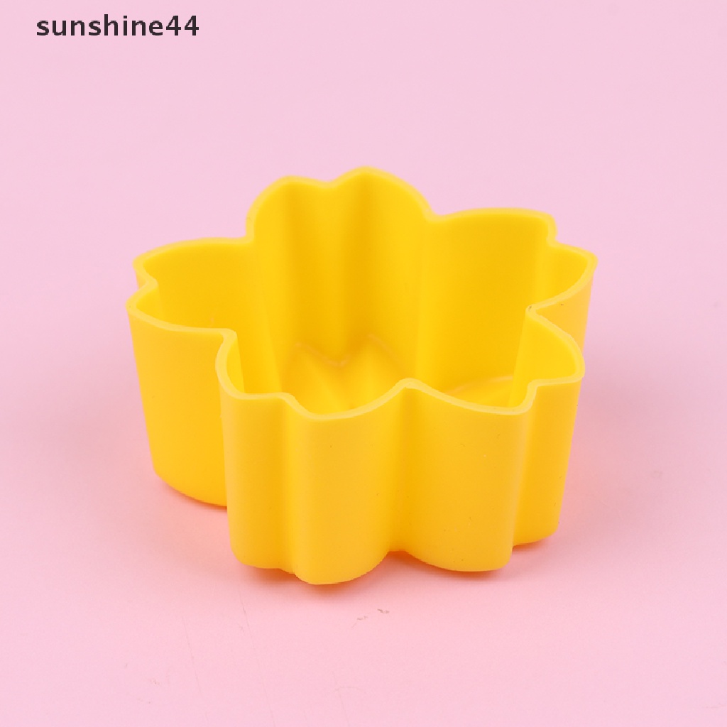 Sunshine 6Pcs 5 cm Silikon Cake Cup Liner Baking Cup Cetakan Muffin Cakecup Alat Kue.