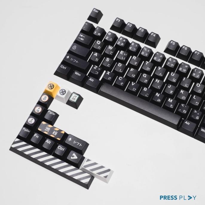 Shibuya Pbt Dye Sub Keycap Set 118 Keys Japanese Root By Press Play