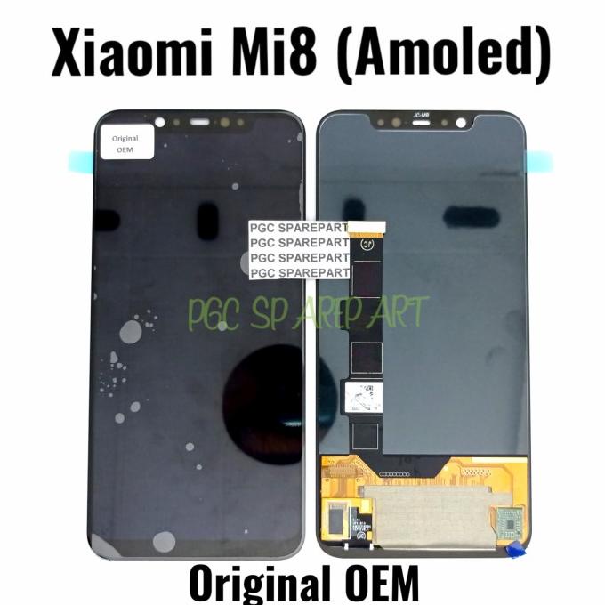 Original Oem Amoled Lcd Touchscreen Fullset Xiaomi Mi 8 - Mi8