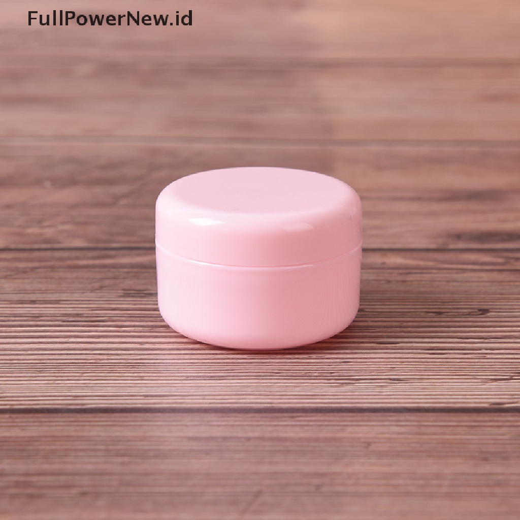 Power 1pc Botol Isi Ulang Kosong makeup jar pot travel Wadah Kosmetik Krim Wajah ID