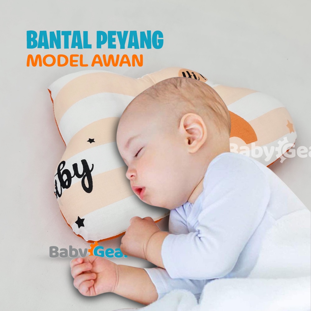 Bantal bayi / Bantal Anti Peyang Bentuk awan
