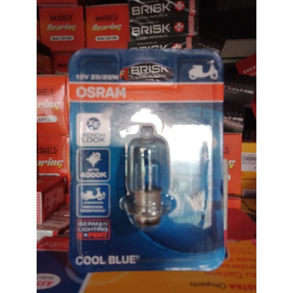 OSRAM lampu depan xenon blue (putih) untuk semua matic honda, yamaha suzuki