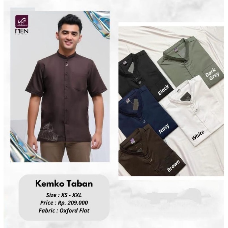 Rabbani Kemko Kemeja Koko Pria Taban Original Terbaru