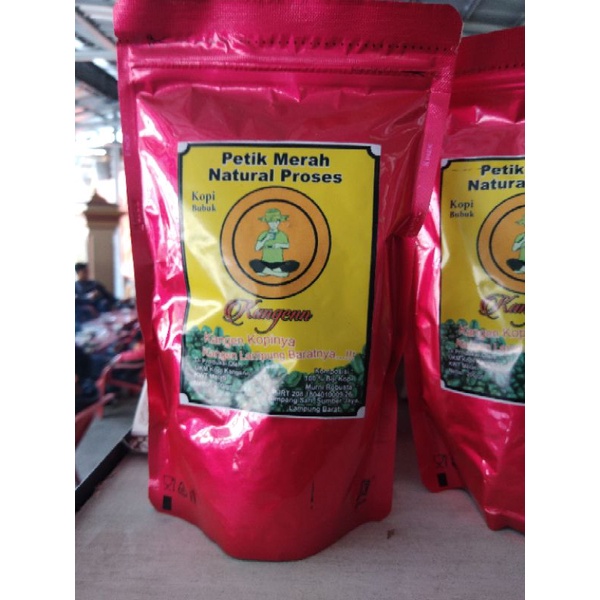 

SERBUK KOPI PETIK MERAH NATURAL PROSES.kangen lampung