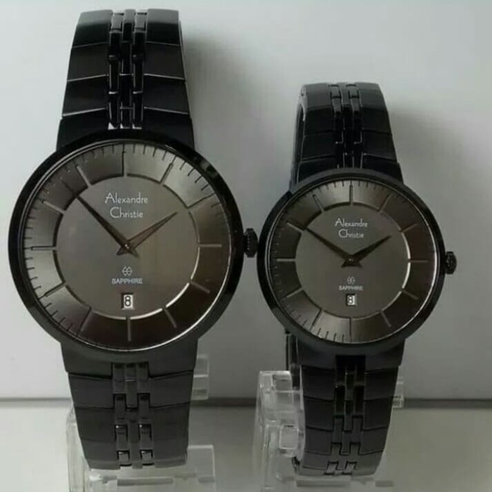 {CollectionStore} Alexandre Christie Ac8565 Couple black Murah