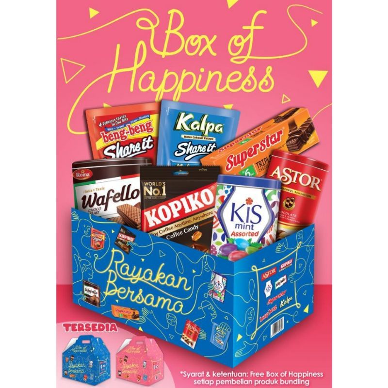 

Parcel Paket Lebaran Box Of Happiness dari Mayora