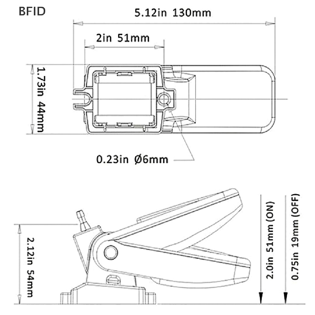 [BFID] 12v 1100GPH Pompa Bilge Otomatis Perahu Submersible Pump Marine Float Switch U7W6 [ID]