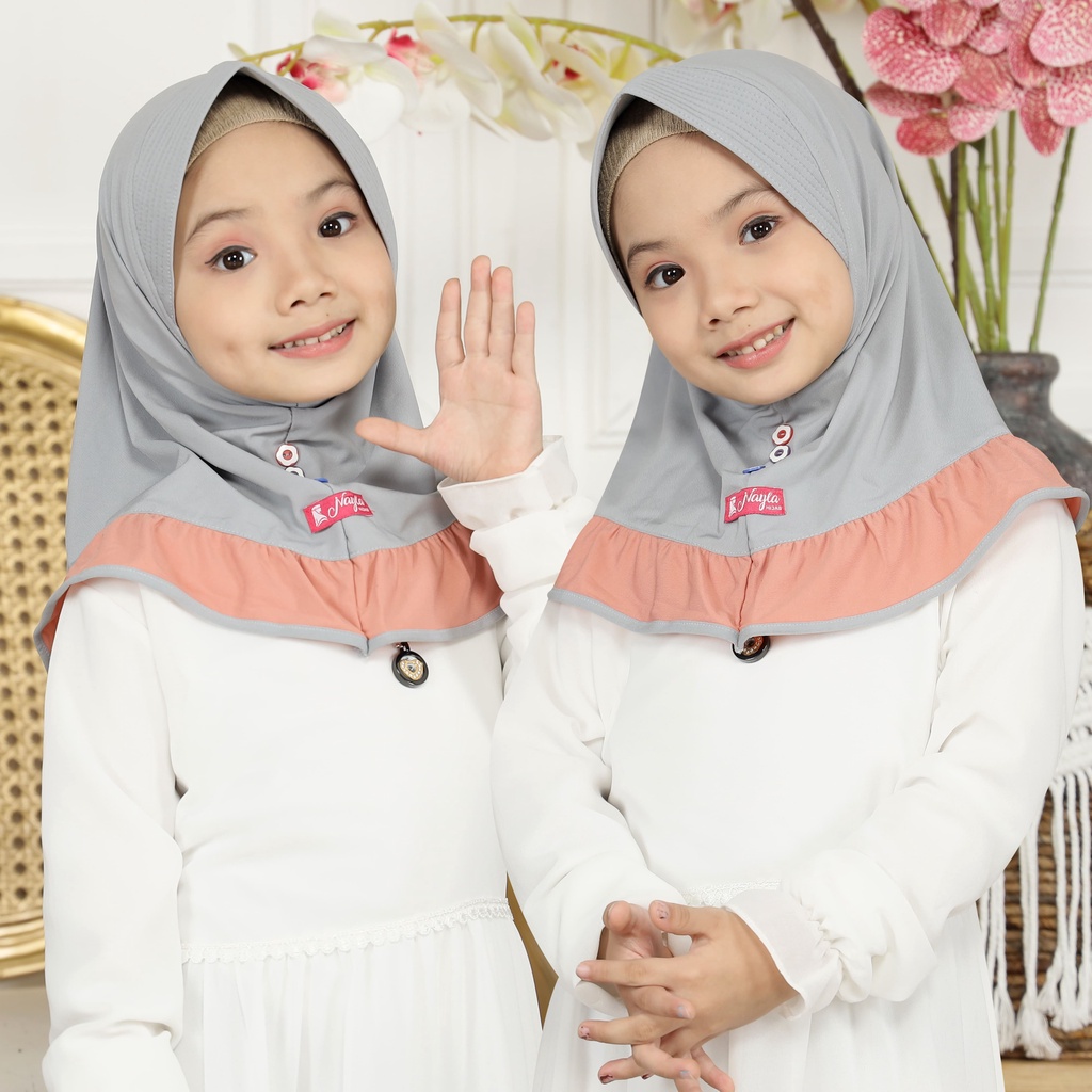 KERUDUNG ANAK INSTAN JERSEY AIRIS LOLITA KANCING JILBAB INSTAN ANAK HIJAB ANAK JERSEY TERMURAH PROMO