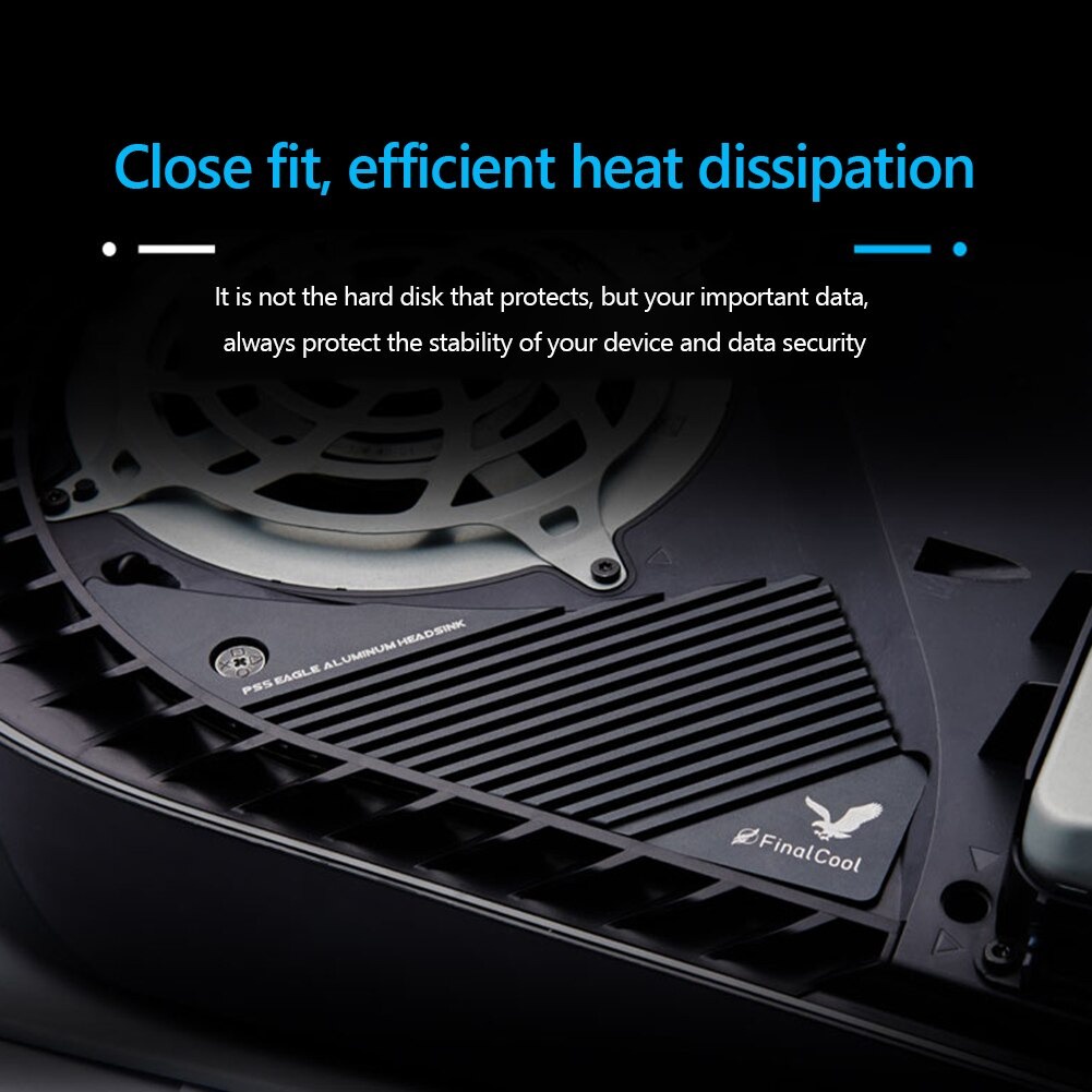 FinalCool M.2 SSD NVMe Heatsink Cooler Dissipation Passive Cooling for PS5