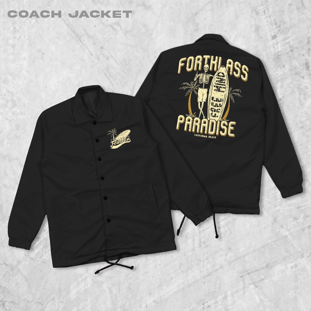 HIPNOP  Paradise Coach Jaket Pria Outwear Unisex Parasut