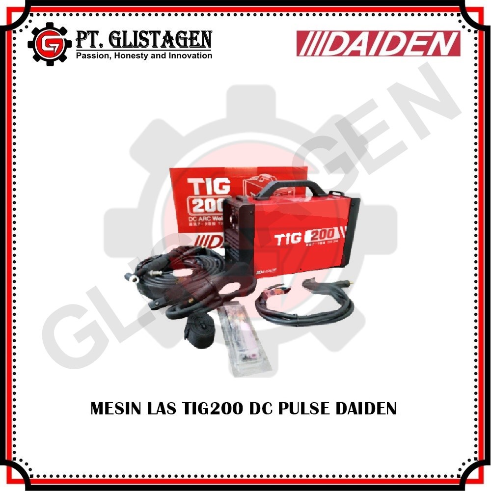 Daiden TIG 200 Mesin Las TIG 200 DC Pulse / Travo Las Argon Inverter TIG 200 DC PULSE