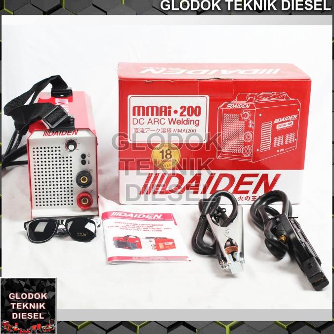 PROMO DAIDEN MMA 200 TRAFO LAS MESIN LAS IGBT WELDING ORIGINAL