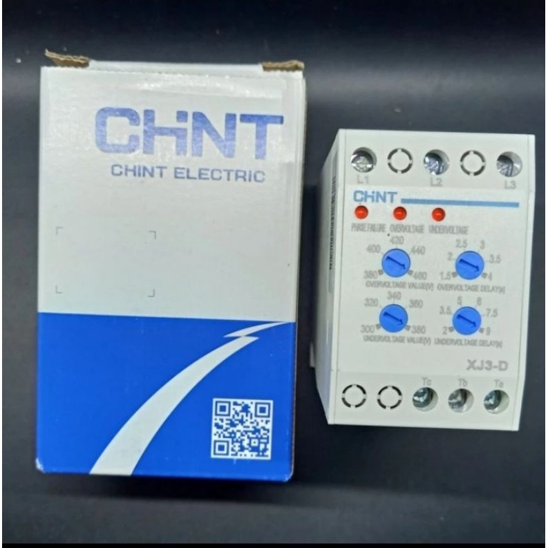 Phase Failure Relay Chint XJ3-D Chint Xj3D 308V AC Over Under Voltage Protector Sequence Original