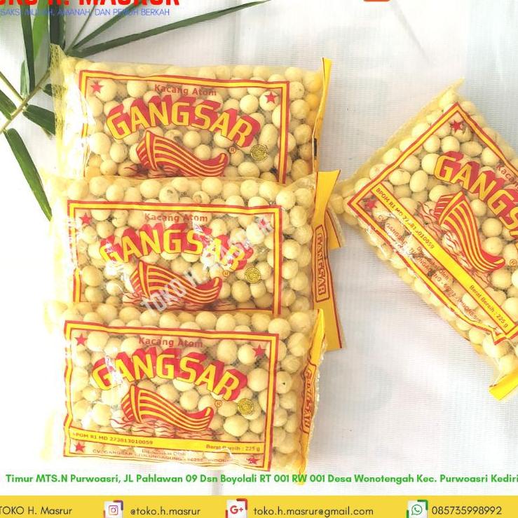 

♠ Kacang Atom Sanghai Gangsar 225gr