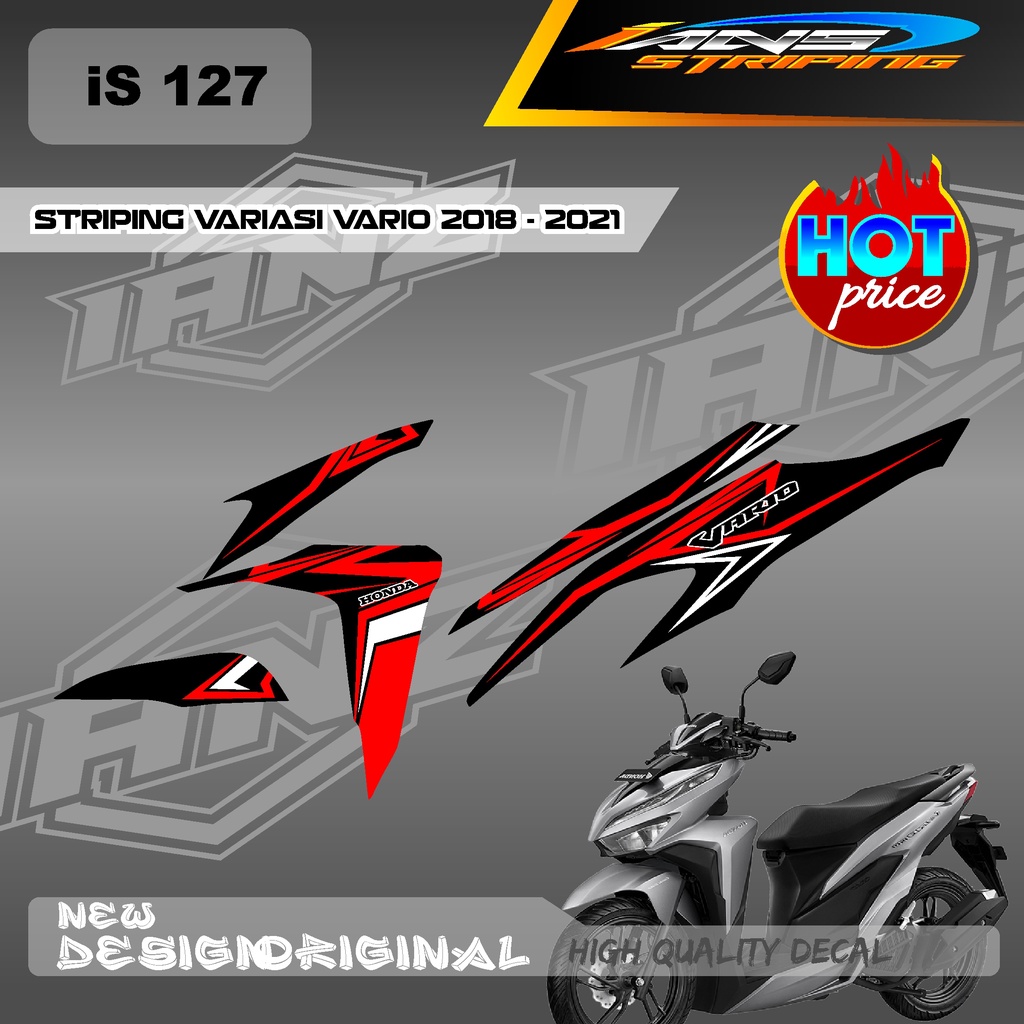 DECAL STIKER - DECAL STIKER BODY HONDA VARIO 125 / 150 BAHAN HOLOGRAM / NON HOLOGRAM IS127