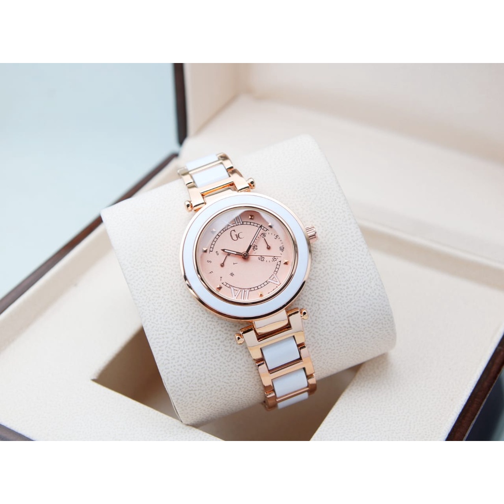 Jam Tangan Wanita Fashion 31508LV Tali Rantai Chrono Aktif Free Box &amp; Baterai Cadangan