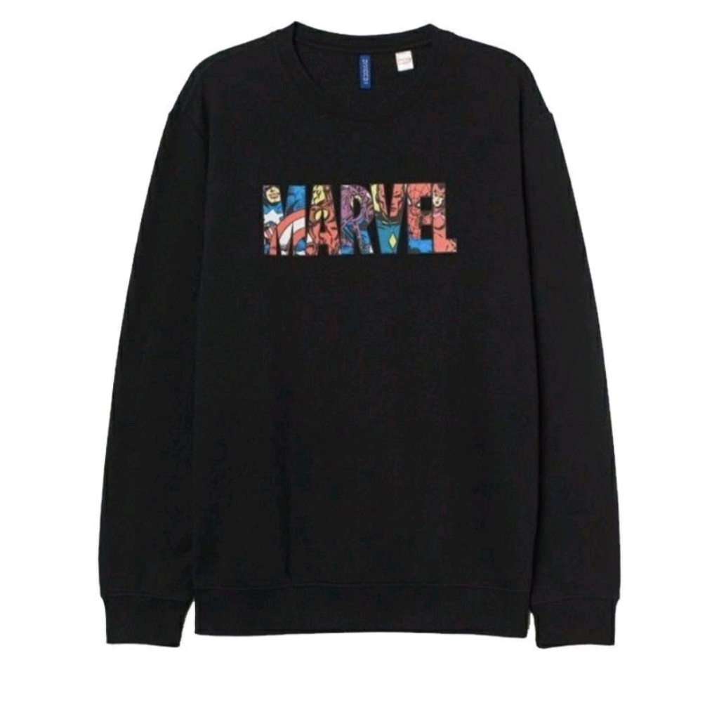 SWEATER UNISEX//ATASAN PREMIUM//PRIA&WANITA//SIZE M-XXL//CREWNECK BASIC//MOTIF MARVEL