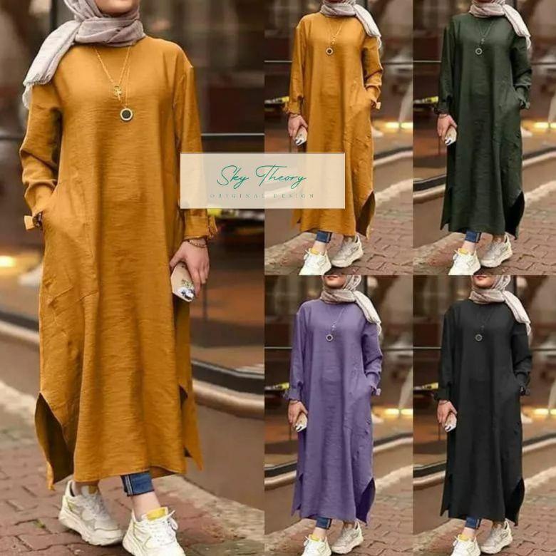 {SPM.27Ja23х} Tunik Terbaru Faiha Tunik Atasan Tunik Wanita Long Tunik Terbaru Tunik Malaysia Terbar