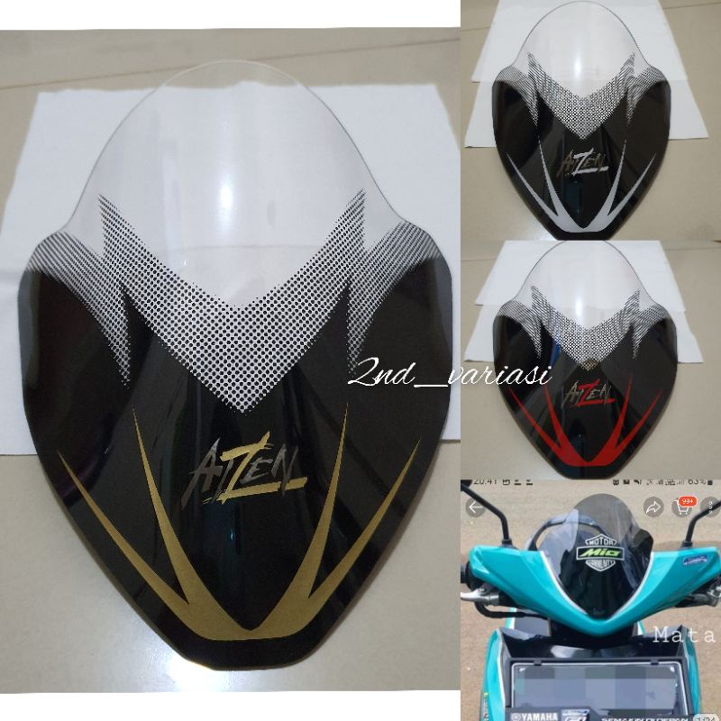 VISOR CARBON YAMAHA GEAR 125