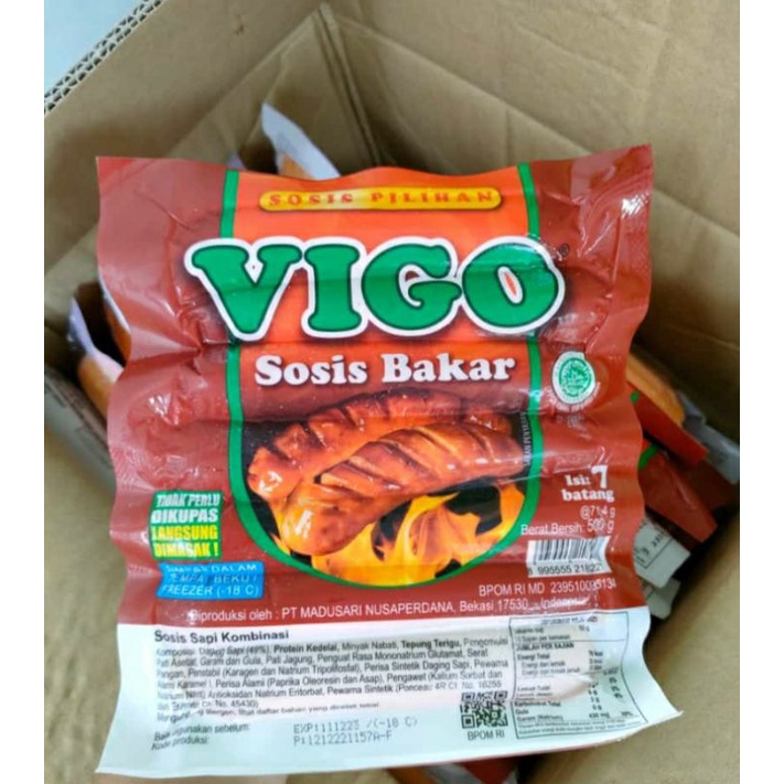 

Vigo Sosis Bakar Isi 7 Pcs