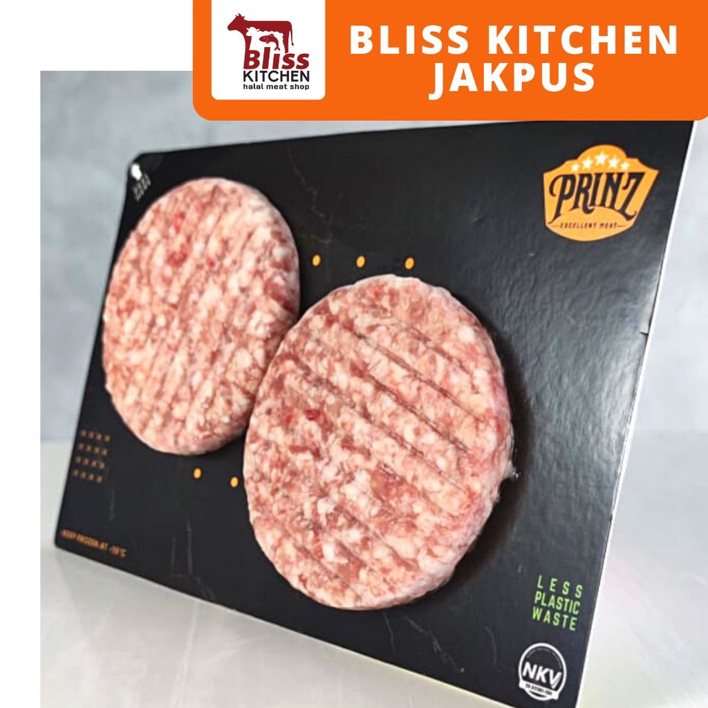 

PRINZ Skin Vacuumed Australian Premium Beef Patty @150gr×2pcs - 300gr