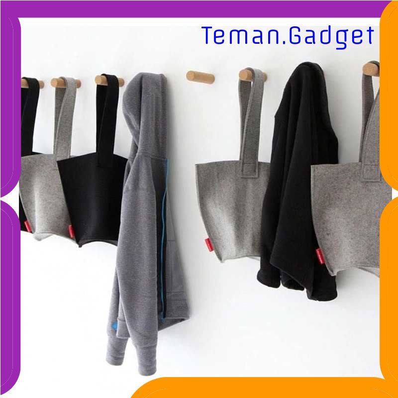 TG-RAK Sqinans Rak Gantung Baju Tas Hanger Wall Mounted Coat Hook Rack - HG1816