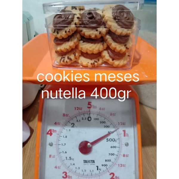 Kue Cookies Keju Nutella Original Messes Lebaran Hampers Hari Raya Coolies Kue Kering