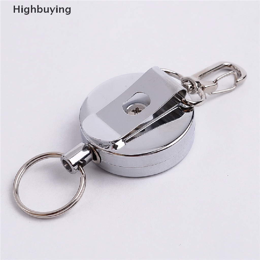 Hbid Anti Hilang Resilience Kawat Baja Elastis Gantungan Kunci Recoil Sporty Alarm Key Rings Glory