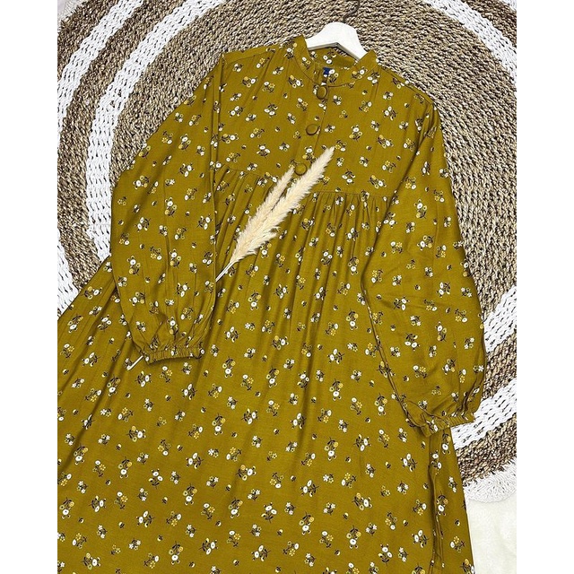 Gamis Daily Viscose Kualitas Butik/Gamis Rayon/ Gamis Viral/LD 110-120