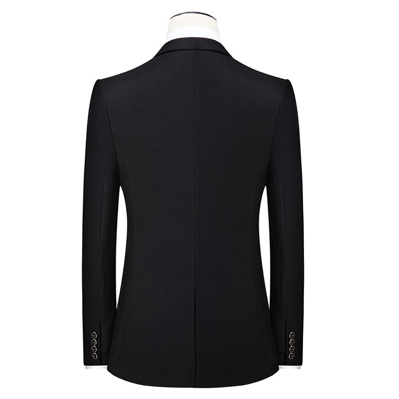 BLAZER PRIA SLIMFIT FULL BLACK DOUBLE BUTTON PREMIUM HIGH TWIST NIKAYU