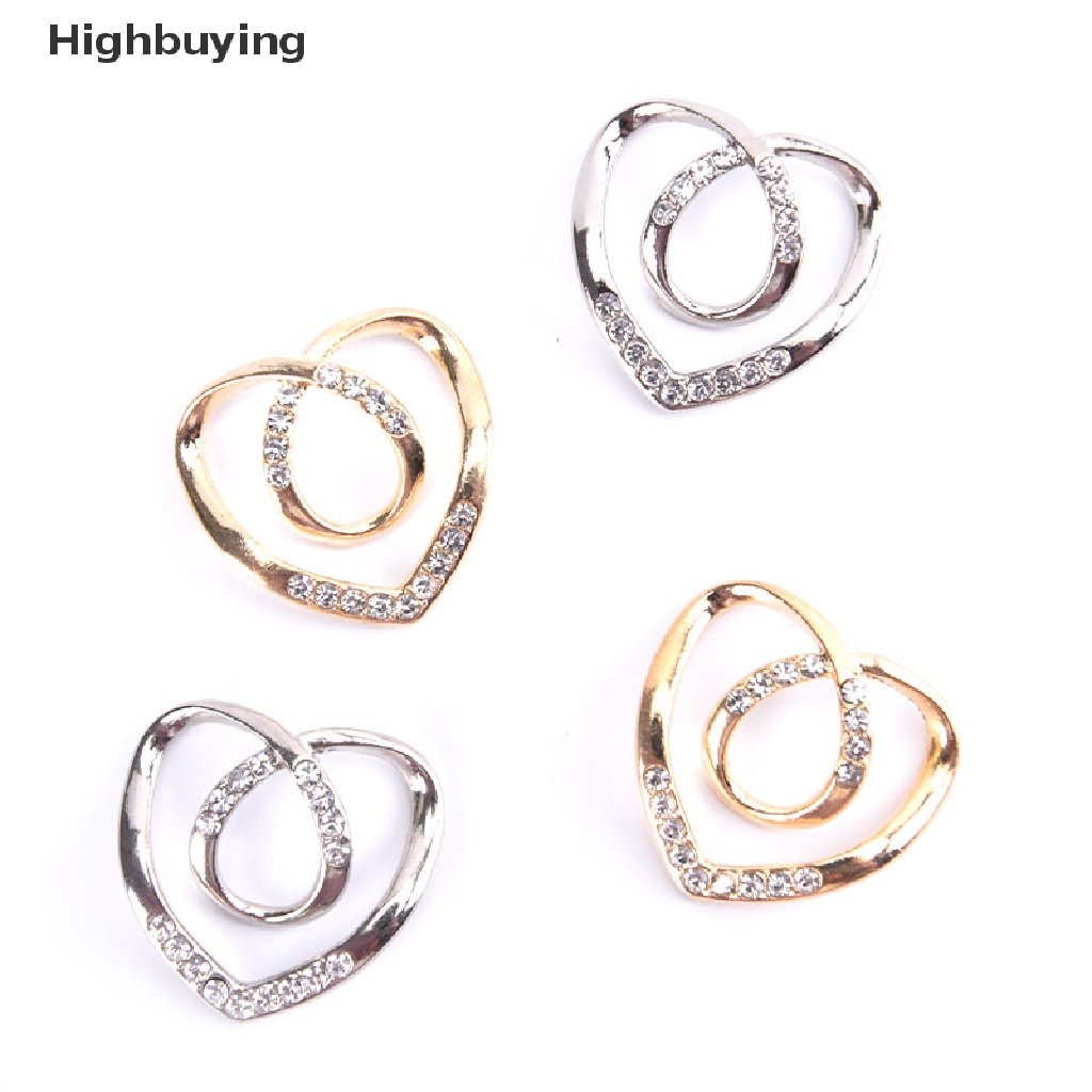 Hbid Heart Scarf Bros Kristal Sutra Syal Gesper Bros Wanita Selendang Cincin Klip Glory