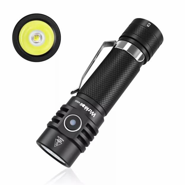 Wurkkos WK03 SST40 1800 Lumen Usb Tipe C Dengan Indikator