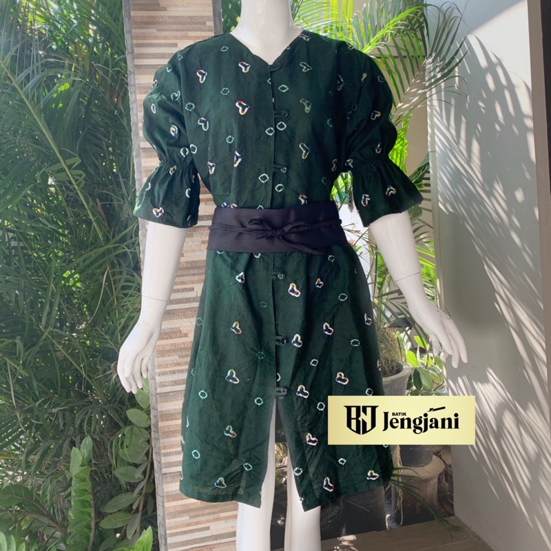 Dress Batik Jumputan Handmade | Dress Batik Lituhayu