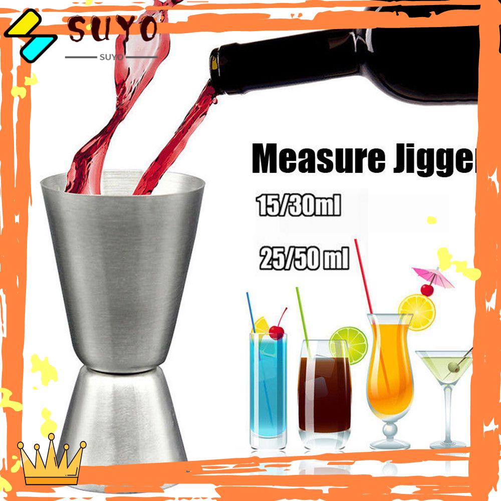 Suyo Measure Jigger Cup Home &amp; Living Dual Shot Minum Spirit Gadget Dapur