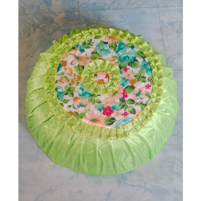 Tutup Tudung saji bulat Model Kain