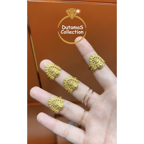 PROMO Cincin Merak Dewasa Berat 2,7gram Emas Asli Kadar 300% / 6k