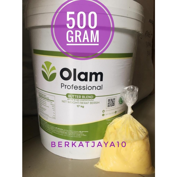 

Past Olam Butter Blend 500 Gram Halal Mui