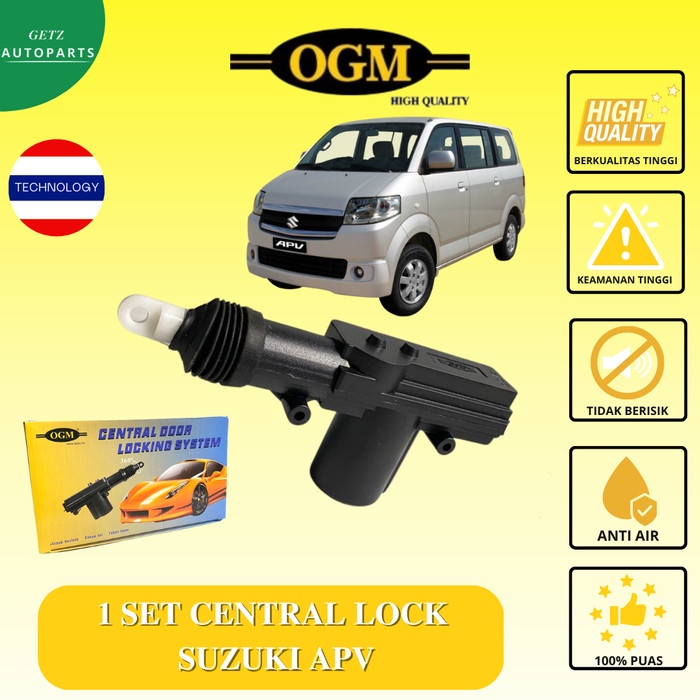 Central Lock Sentral Lock Central Door Lock System Centrallock Komplit 4 Pintu Kunci Mobil Suzuki AP