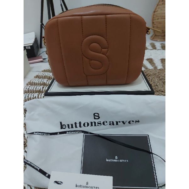 Preloved NENA BAG caramel by BUTTONSCRAVES