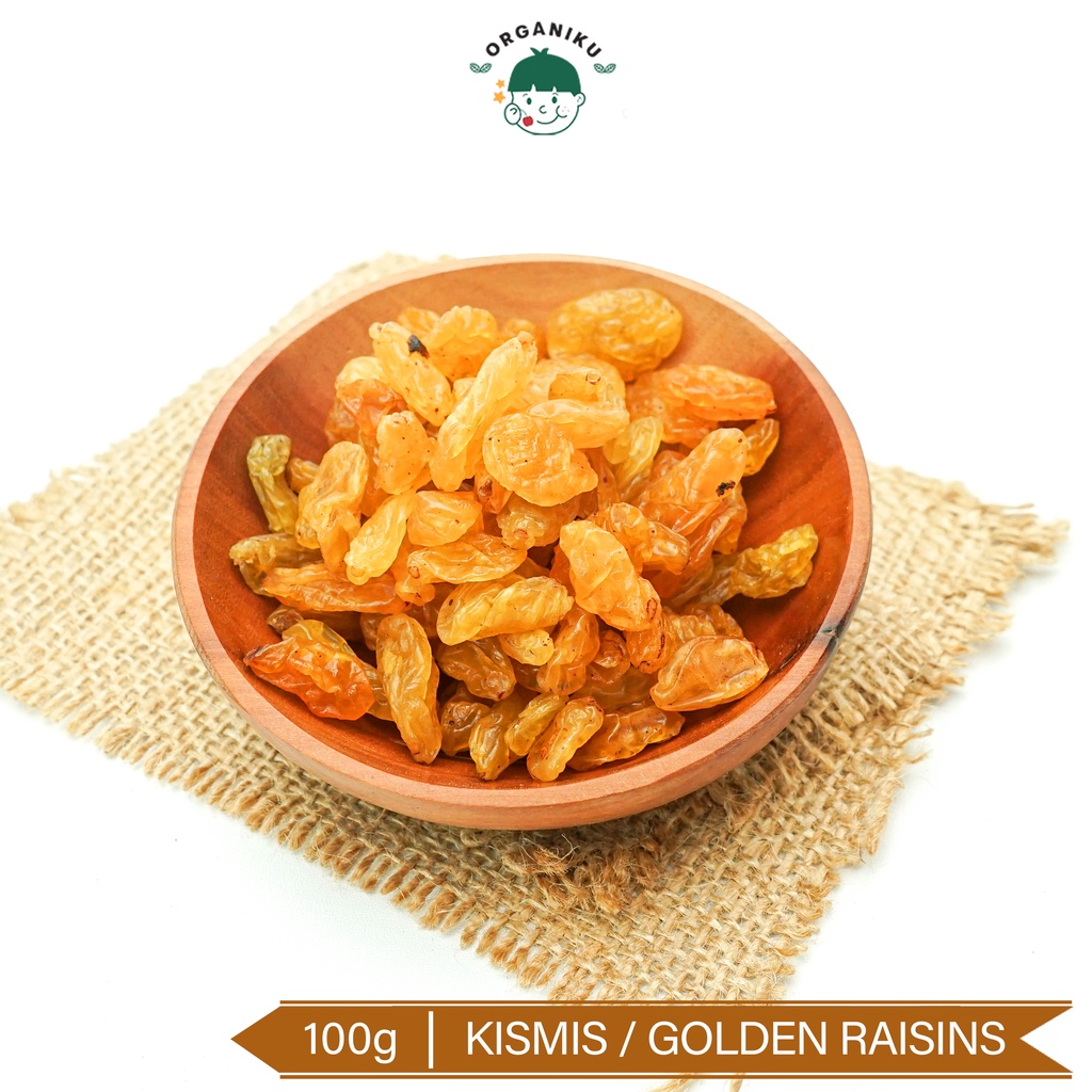 Golden Raisins / Yellow Raisins/ Kismis Kuning 100g, 250g