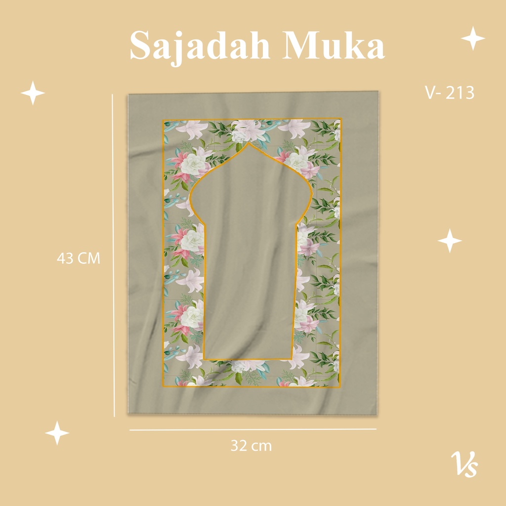 Sajadah Sujud/ Sajadah Kepala Mini/ sajadah muka / sejadah muka / sajadah kecil / sejadah kecil V213
